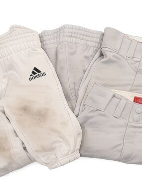 3 used Boys youth Small baseball pants